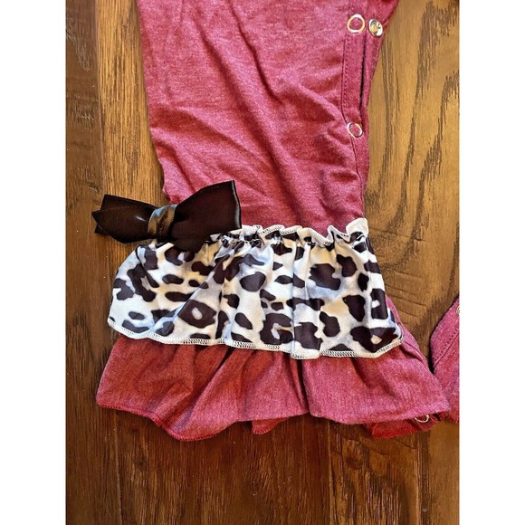 NEW Boutique Ruffled Baby Romper 12M-18M Valentines Day Be Mine - Picture 3 of 4